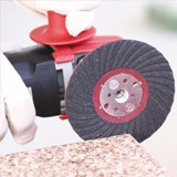 KGS Semi-flexible Abrasive Discs for manual grinding applications.
